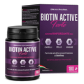 Integratore Biotina per Crescita Capelli Donna Uomo con Vitamina B12 Zinco Selenio 180 Compresse Alta Concentrazione Made in Italy